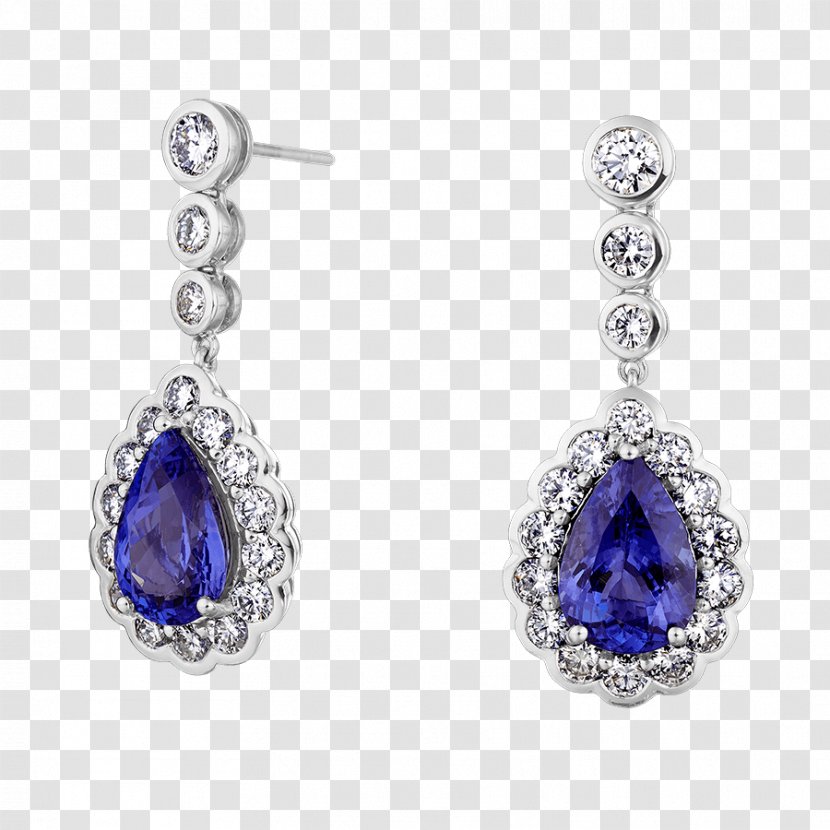 Earring Jewellery Sapphire Gemstone Tanzanite Transparent PNG
