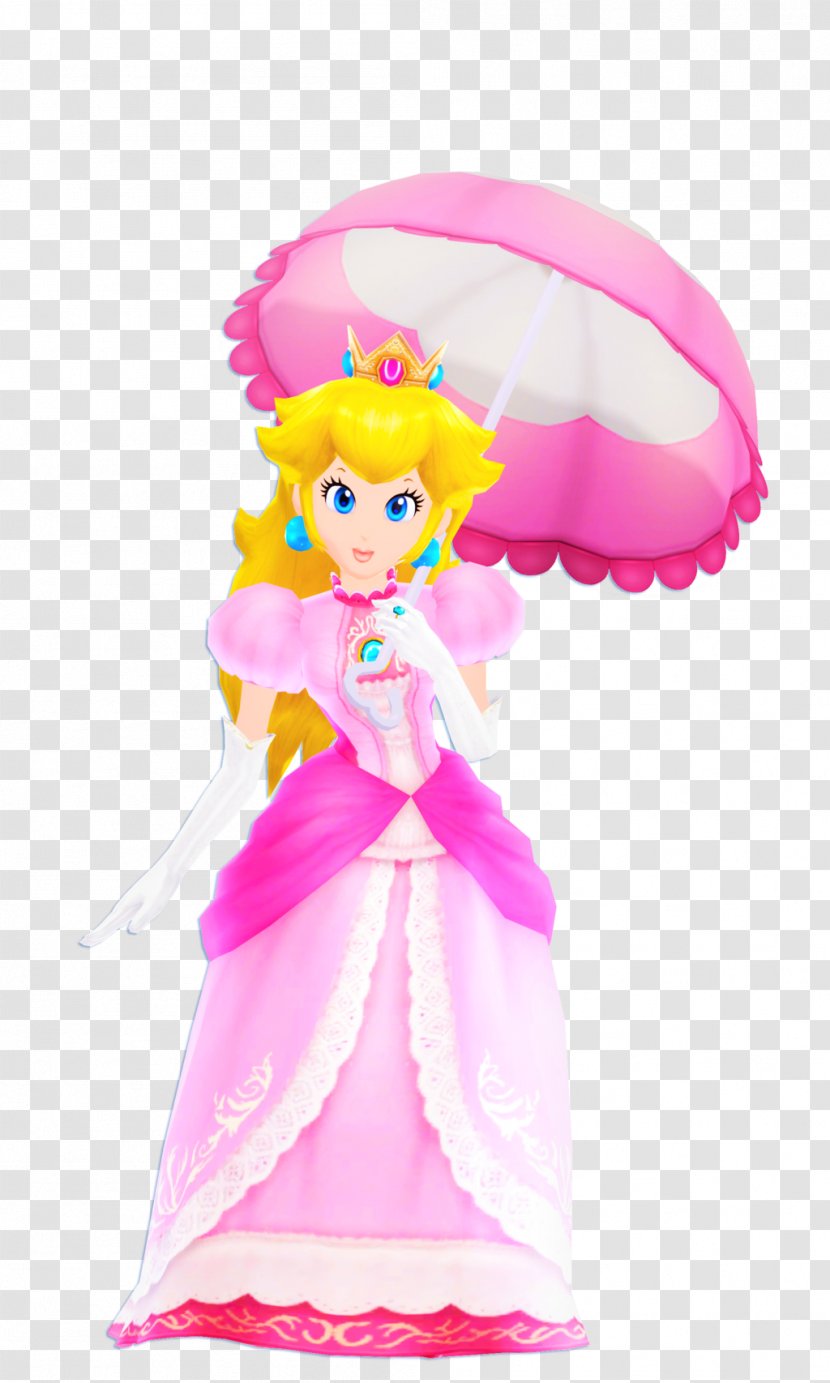 Super Princess Peach Smash Bros. Brawl Mario Sunshine - Toy Transparent PNG