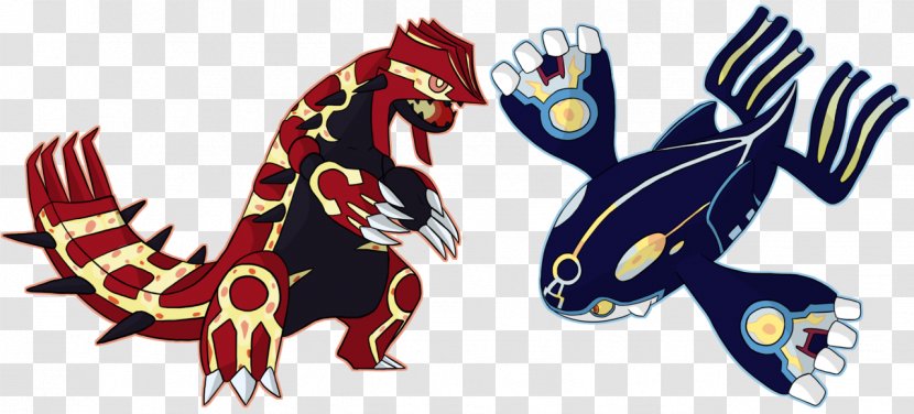 Kyogre Et Groudon Pokémon Omega Ruby And Alpha Sapphire - Dragon - Pokemon Background Transparent PNG