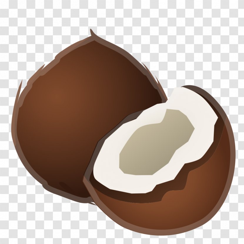 Chocolate Truffle Coconut Food Emojipedia Transparent PNG