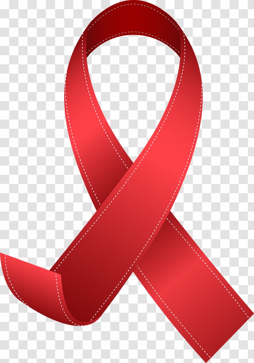 World AIDS Day Red Ribbon HIV Infection - Cute Vector Transparent PNG