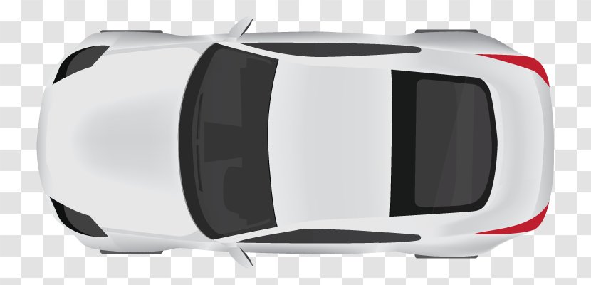 Car Clip Art - Vehicle - White Car, Parking, Meter, Top Transparent PNG