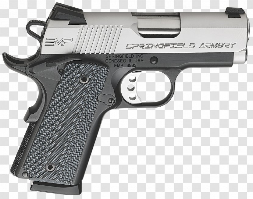 Springfield Armory EMP Handgun .40 S&W M1911 Pistol - Firearm Transparent PNG