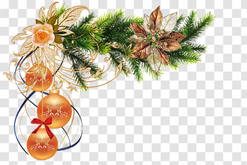 Christmas Ornament Bombka Tree - Poinsettia - New Year's Transparent PNG