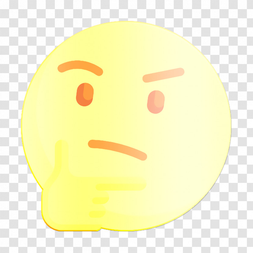 Emoji Icon Thinking Icon Transparent PNG