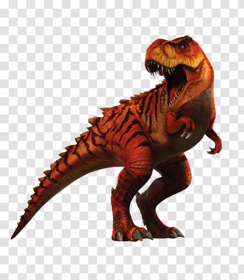 Tyrannosaurus Jurassic World Evolution Velociraptor Triceratops Dinosaur - Organism Transparent PNG