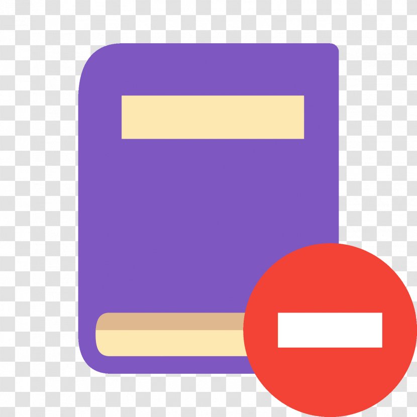 Book - Violet - Educational Icon Transparent PNG