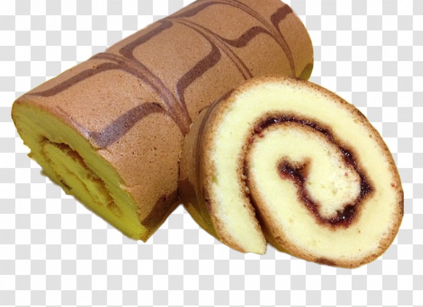 Swiss Roll Pastry Cake Food Flour - Western Sweets - Chocolate Heart Sandwich Vol Transparent PNG