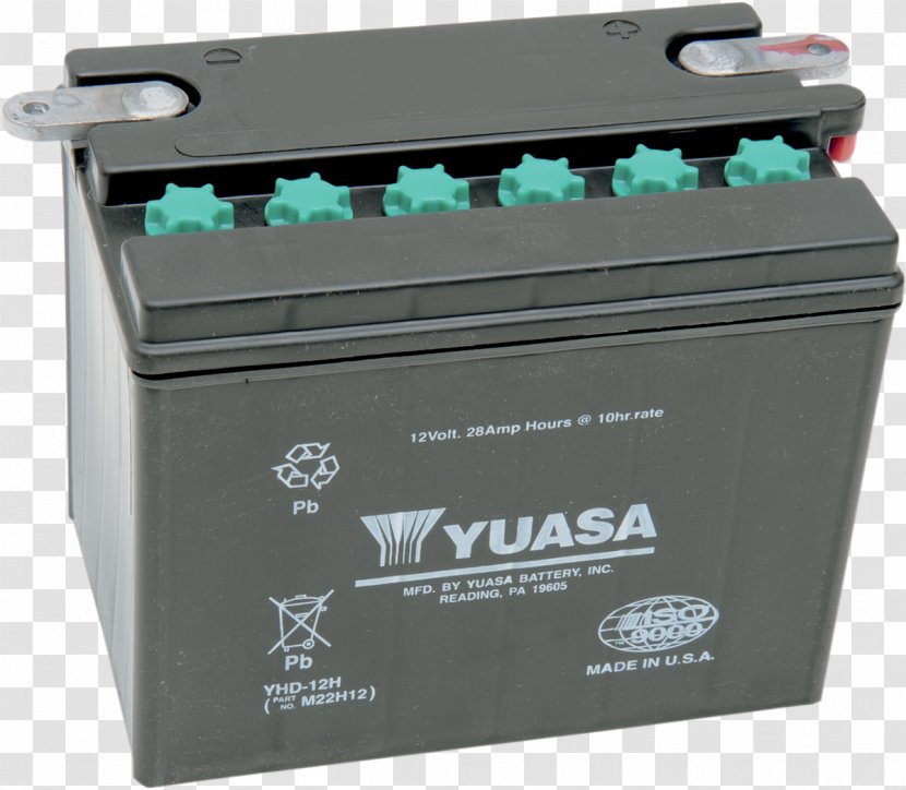 Electric Battery Yuasa Y60-n24l-a Motorcycle GS Rechargeable Transparent PNG