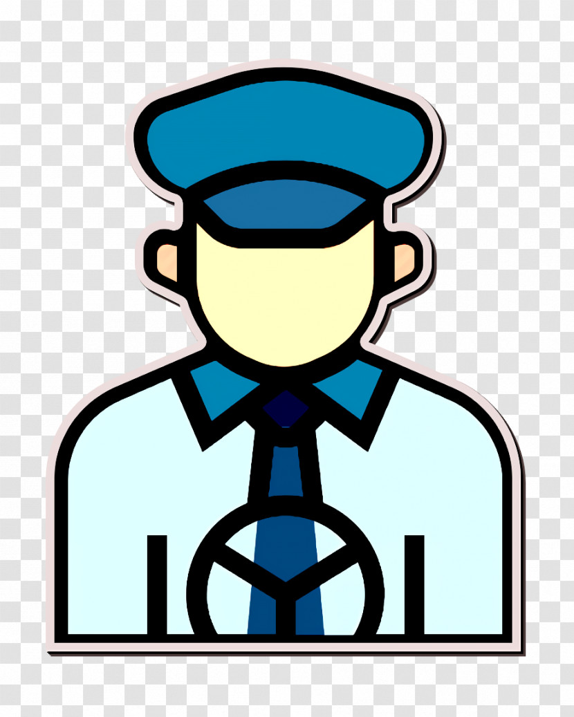 Taxi Driver Icon Professions And Jobs Icon Jobs And Occupations Icon Transparent PNG