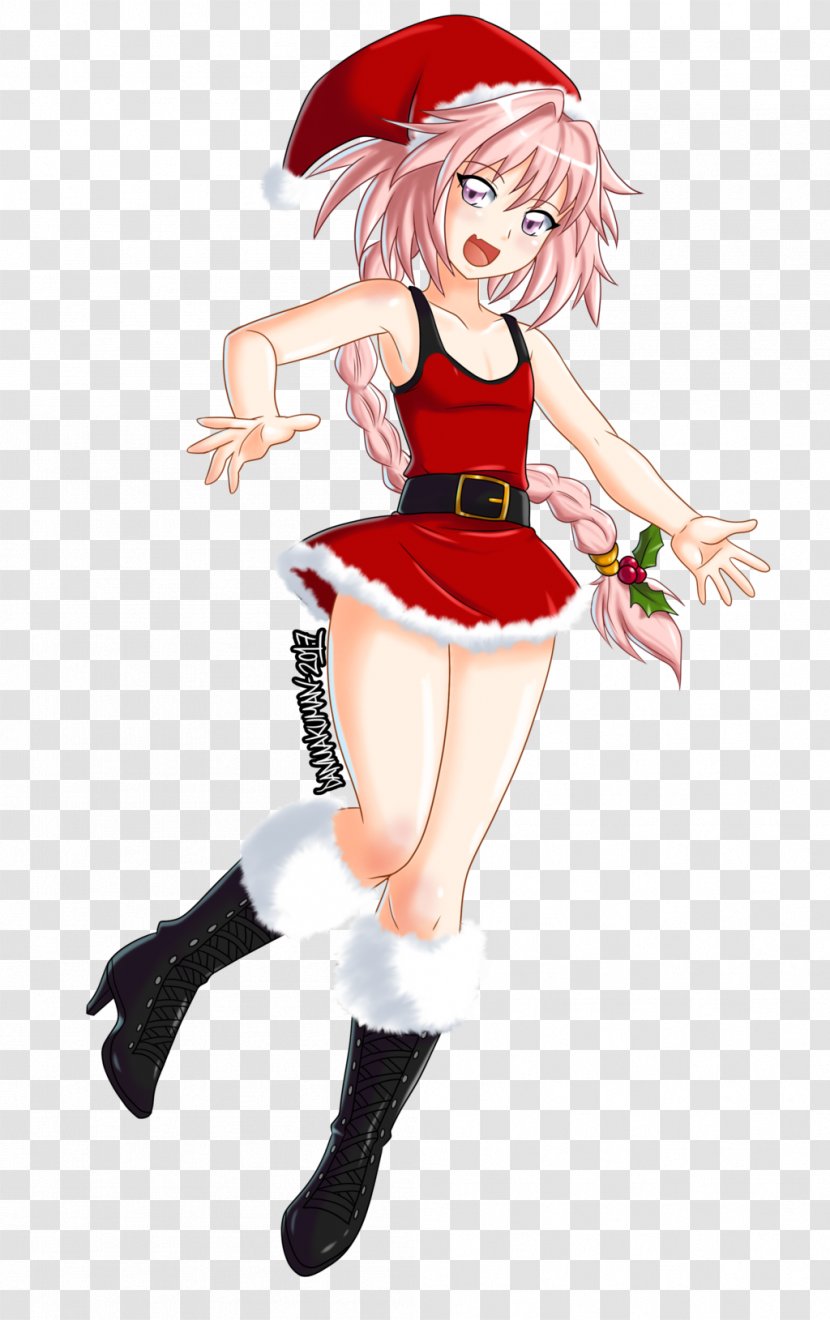 Fate/Grand Order Astolfo Fate/Apocrypha Fate/stay Night Santa Claus - Watercolor - Tree Transparent PNG