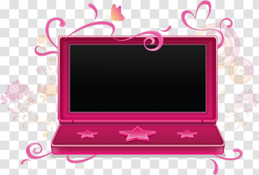 Computer Laptop Clip Art Display Device - Silhouette Transparent PNG