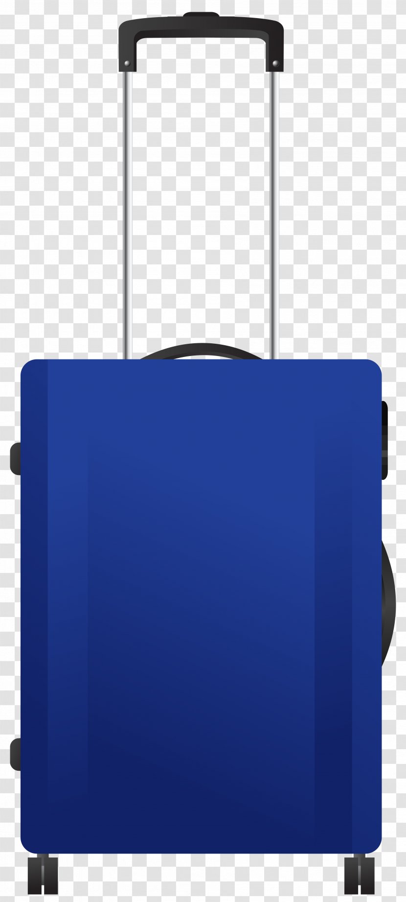 Blue Trolley Travel Bag Transparent Clip Art Image - Product - Suitcase Transparent PNG