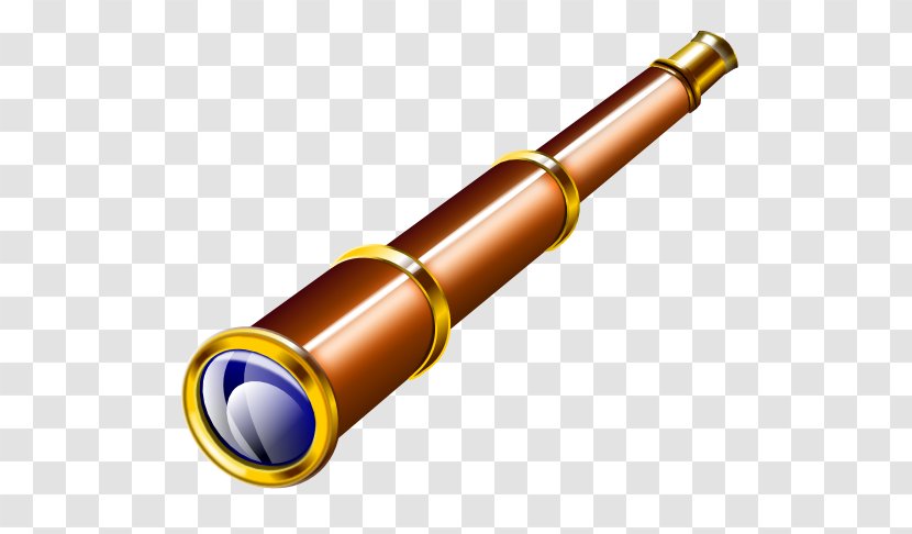 Small Telescope Piracy Drawing Clip Art - Royaltyfree - Scavenger Hunt Clipart Transparent PNG