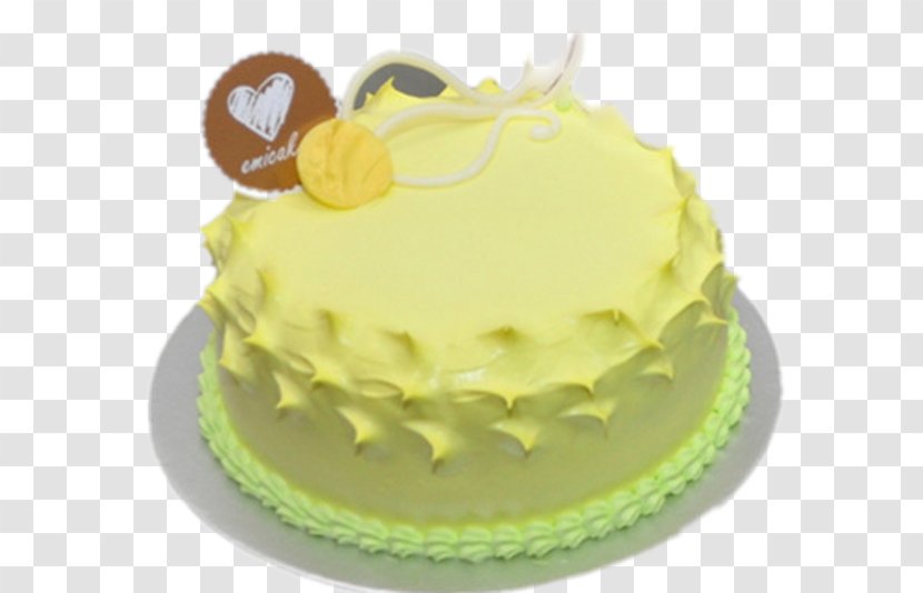 Torte Frosting & Icing Birthday Cake Cream - Bakery - Durian Transparent PNG
