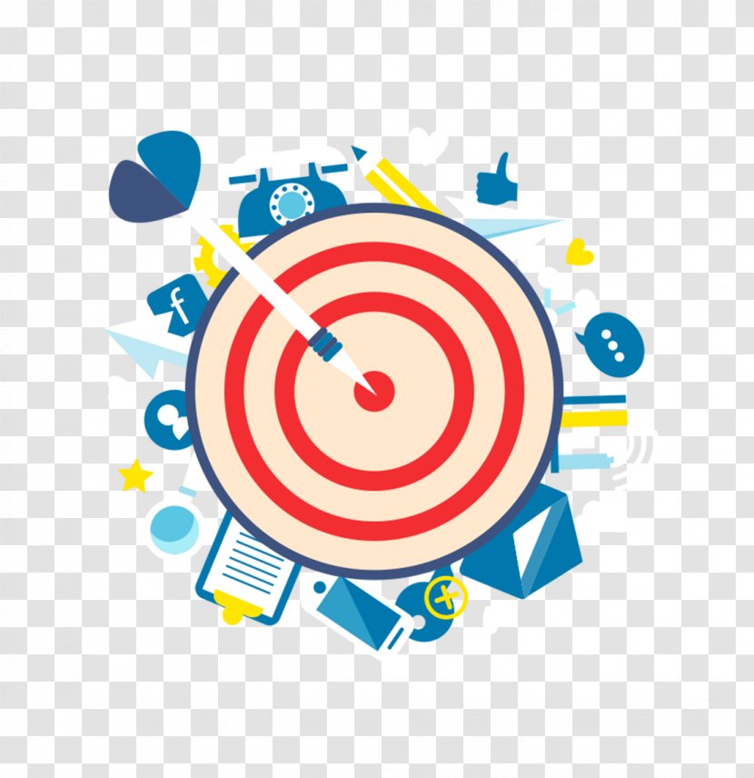 Content Marketing Target Market Online Advertising Sales - Plot - Darts Transparent PNG