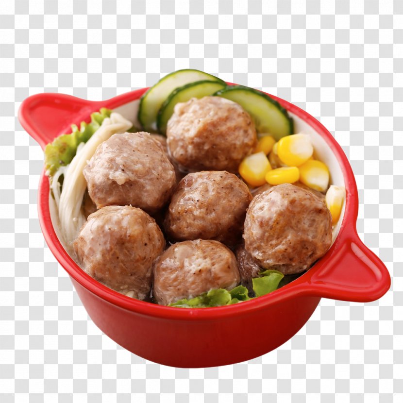 Beef Ball Meatball Soup Cocido Frikadeller - Fish - Vegetables Cook Meatballs Transparent PNG