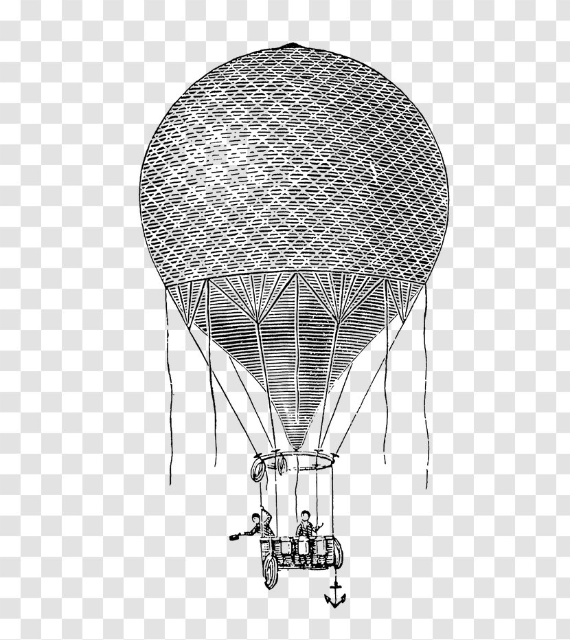 Hot Air Balloon Silhouette - Aircraft Aerostat Transparent PNG