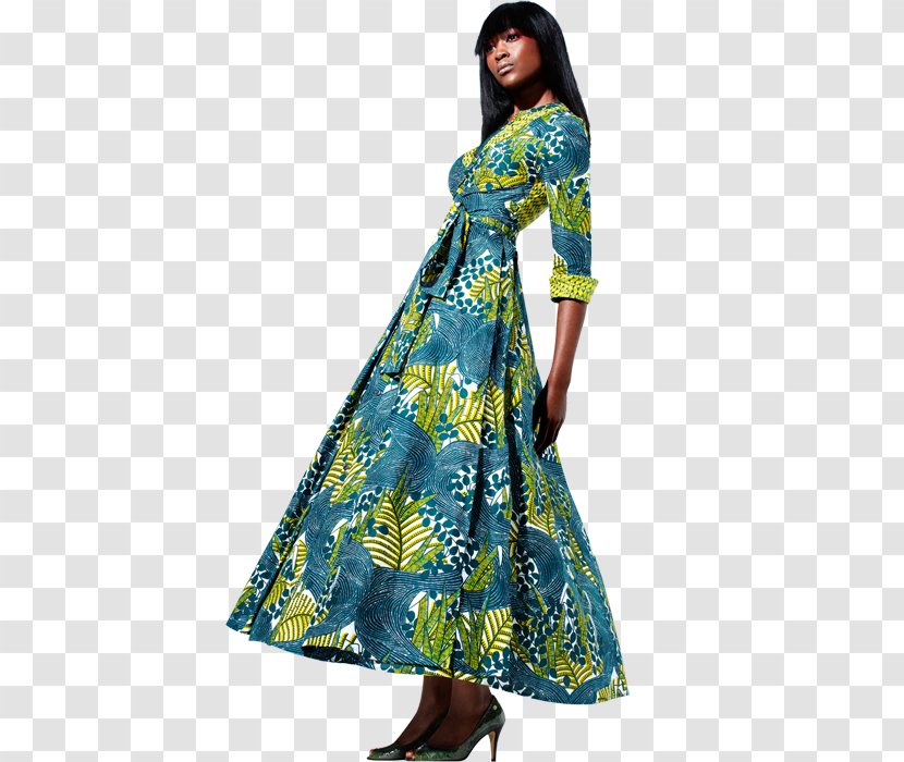 Wrap Dress Clothing Fashion Skirt - Gown - African Fabric Transparent PNG