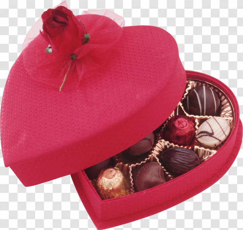 Valentine's Day Tag Love - Gift - Heart Chocolate Box Transparent PNG