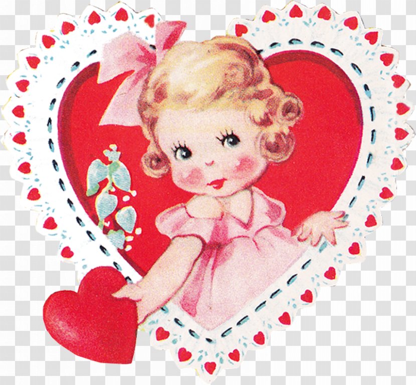Valentine's Day Etsy Heart Vintage Clothing Craft - Card Transparent PNG