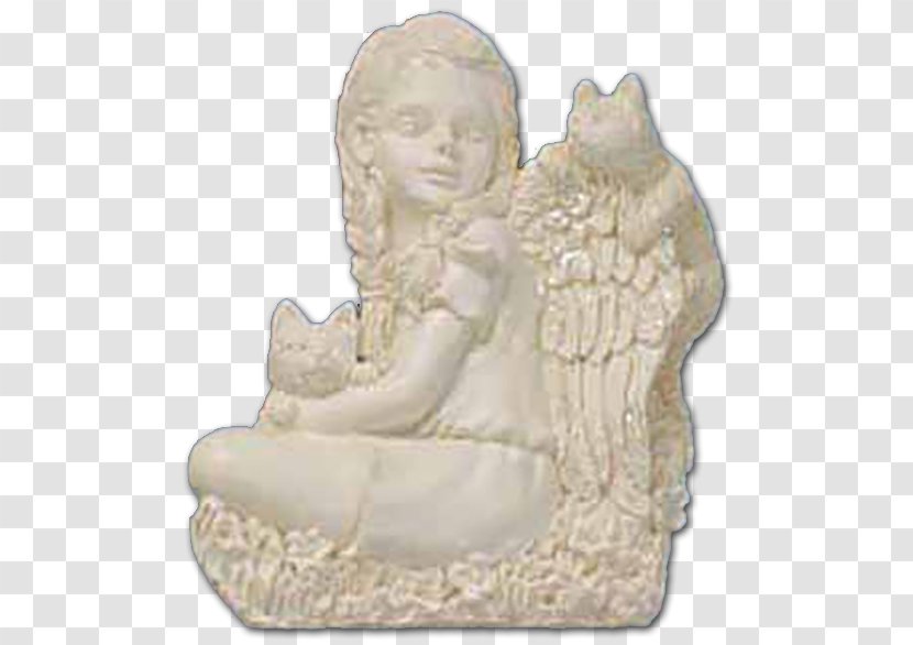 Statue Classical Sculpture Figurine Carving - Angel M - Hang In There Transparent PNG
