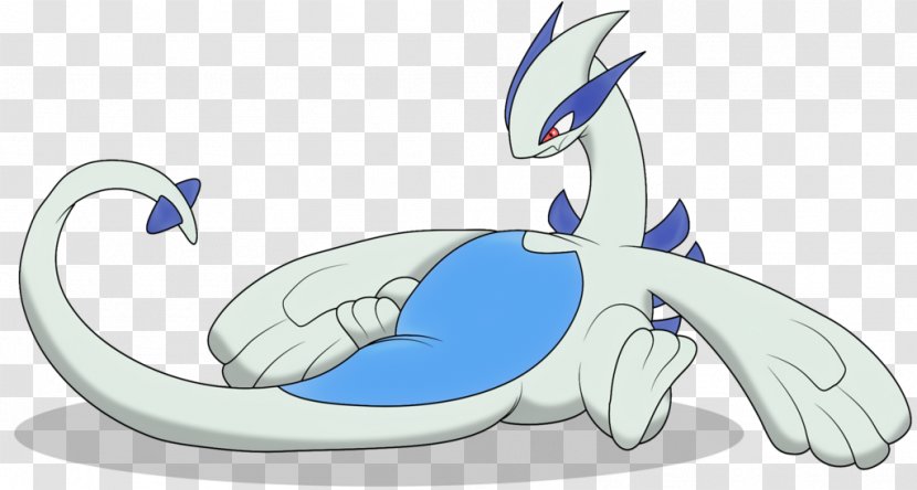 Pokémon HeartGold And SoulSilver Drawing Lugia Marine Mammal - Watercolor - Lazy Man Transparent PNG