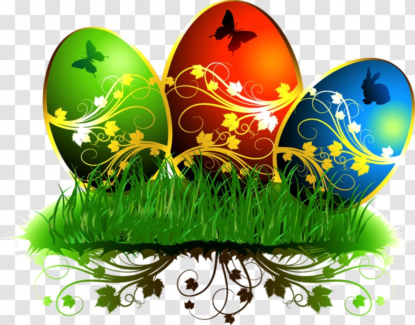 Butterfly Easter Egg Clip Art - Ornament - Eggs Transparent PNG