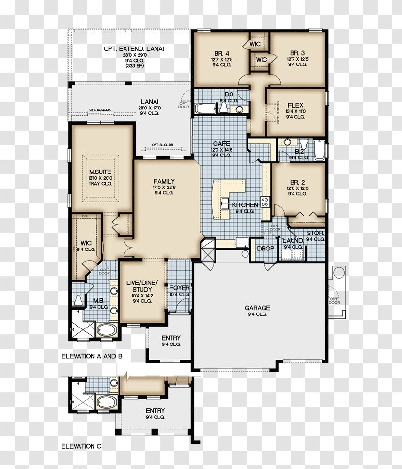 Floor Plan St. Cloud House - Park Square Enterprises Llc Transparent PNG