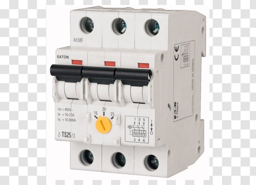 Circuit Breaker Moeller Holding Gmbh & Co. KG Disjoncteur à Haute Tension Magnetic Starter Eaton Corporation - Plats Transparent PNG