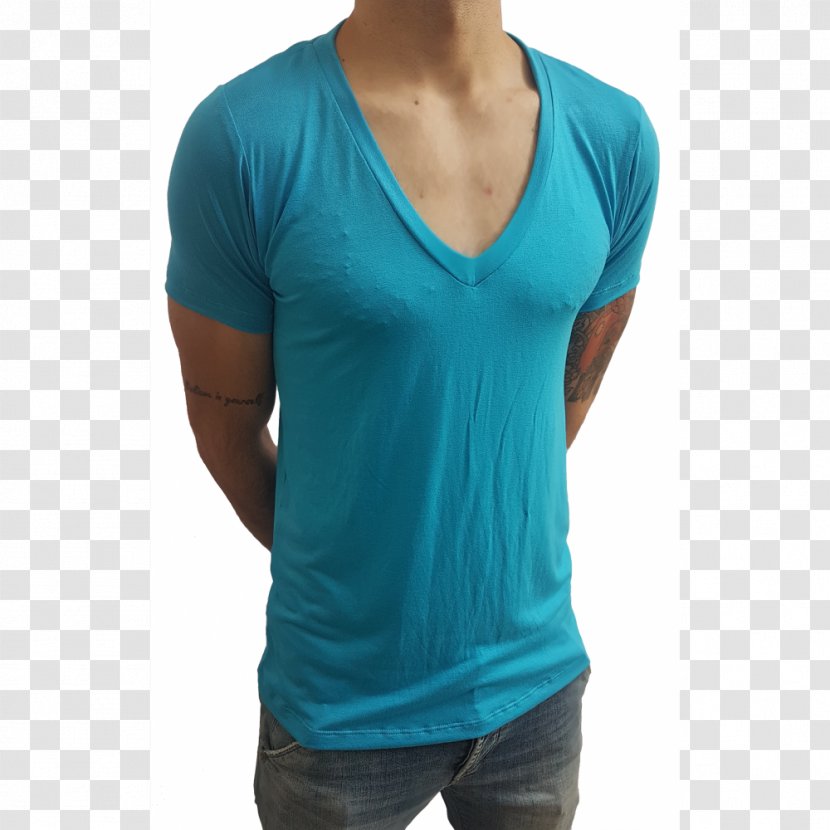 T-shirt Sleeve Fashion Collar Neck - Active Shirt Transparent PNG