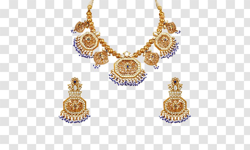 Necklace Earring Gold Tanishq Jewellery Transparent PNG
