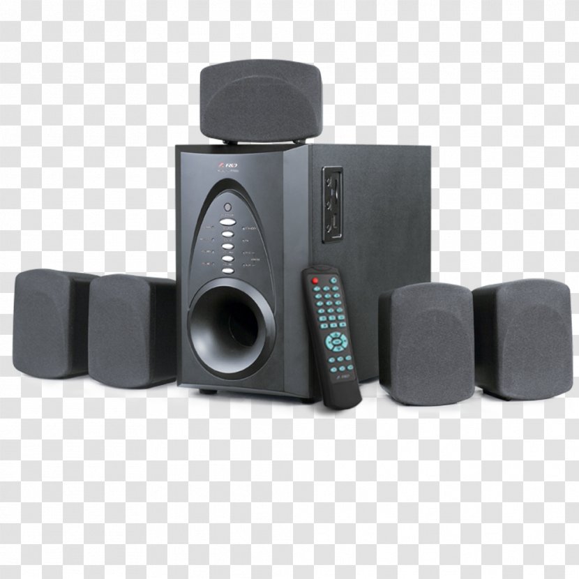 5.1 Surround Sound Loudspeaker Computer Speakers Home Audio - Subwoofer - System Transparent PNG