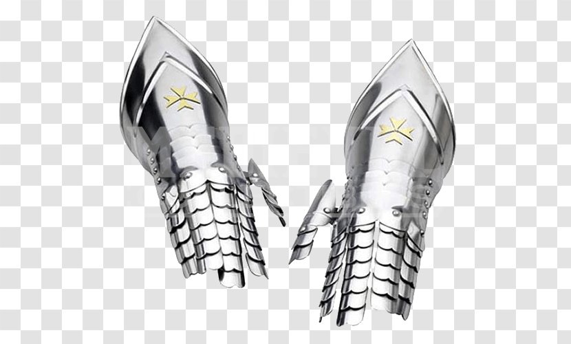 Gauntlet Benjamin Gates Mail Weapon Knights Templar - Knight Armor Transparent PNG