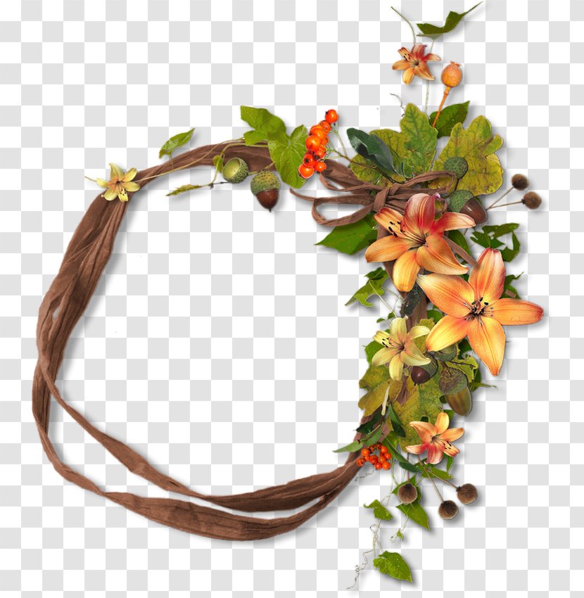 Flower Floral Design Clip Art Wreath Image - Petal - Greeting Automne Transparent PNG