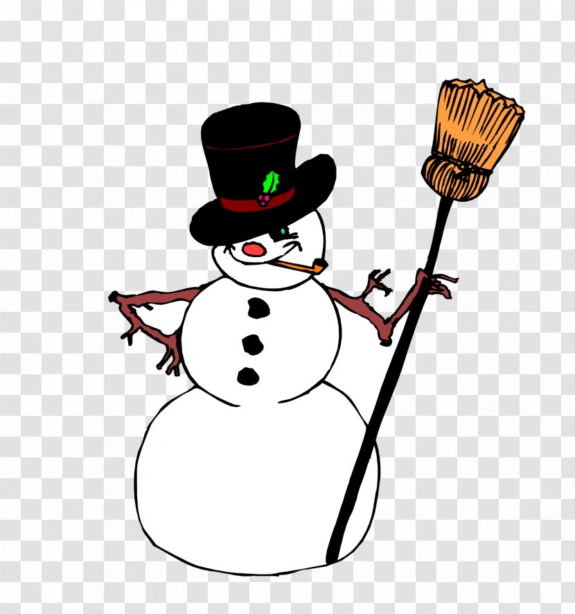 Snowman Cartoon - Pixel - Vector Transparent PNG