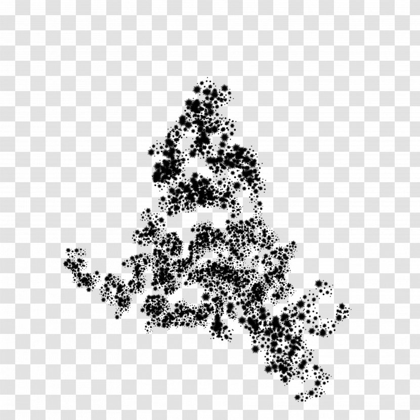 Blog Garland Christmas Card Tree Clip Art - Monochrome Transparent PNG
