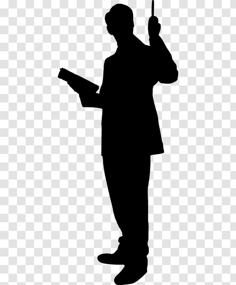 School Silhouette - Standing - Gesture Gentleman Transparent PNG