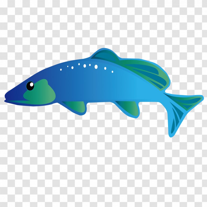 Fish - Aqua - Lovely Transparent PNG