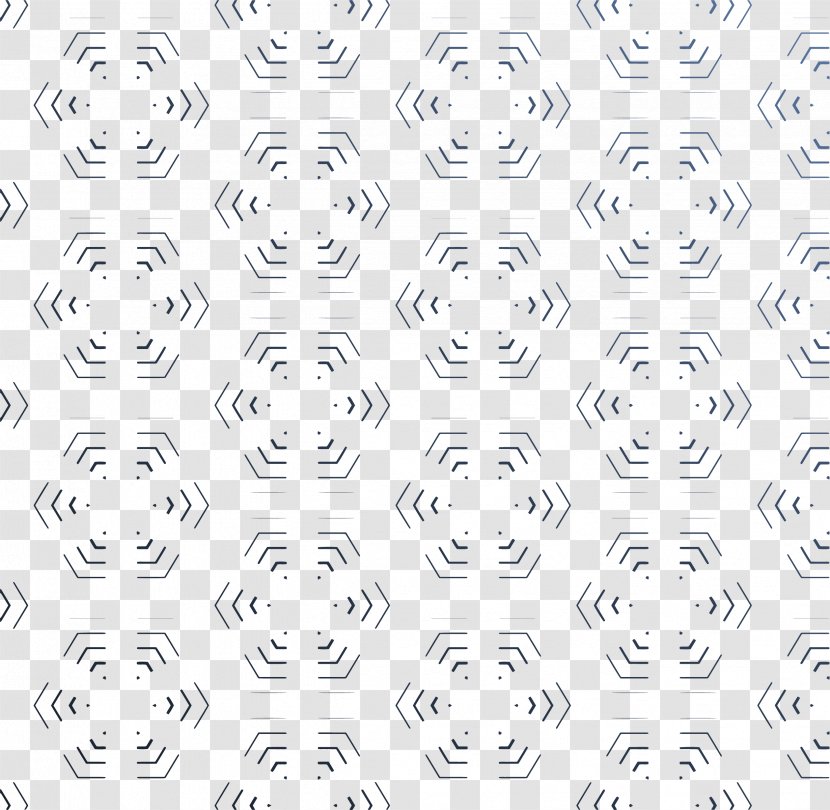 White Pattern - Line Art - Hexagonal Technology Lines Transparent PNG