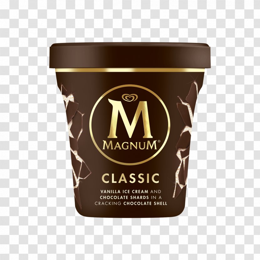 Chocolate Ice Cream Magnum Milk - Small Tub Transparent PNG