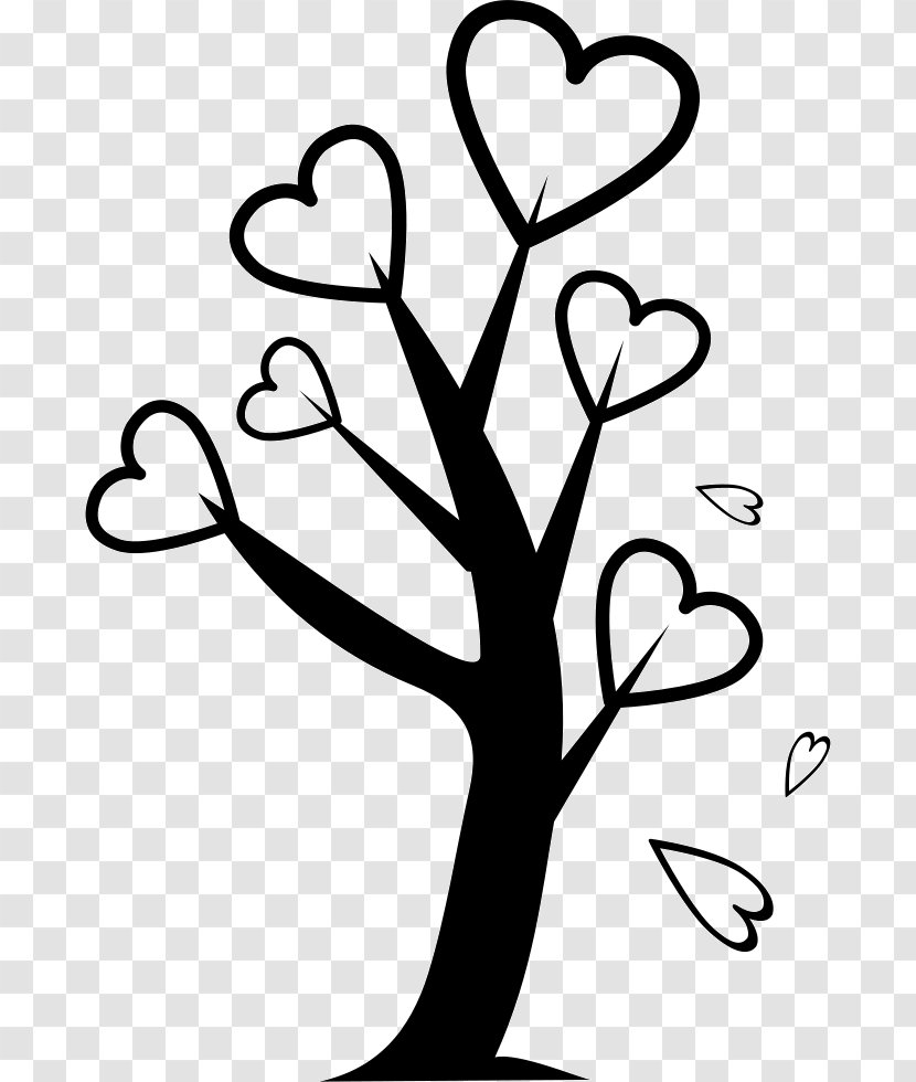 Image - Watercolor - Greenheart Tree With Hearts Transparent PNG