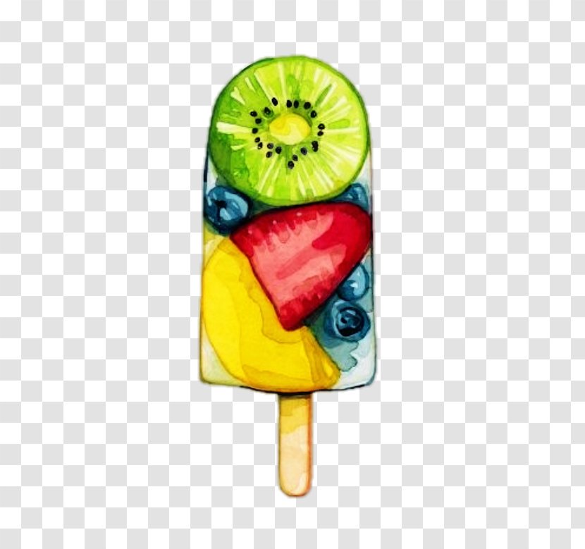 Ice Pops Drawing Clip Art Watercolor Painting - Food Transparent PNG