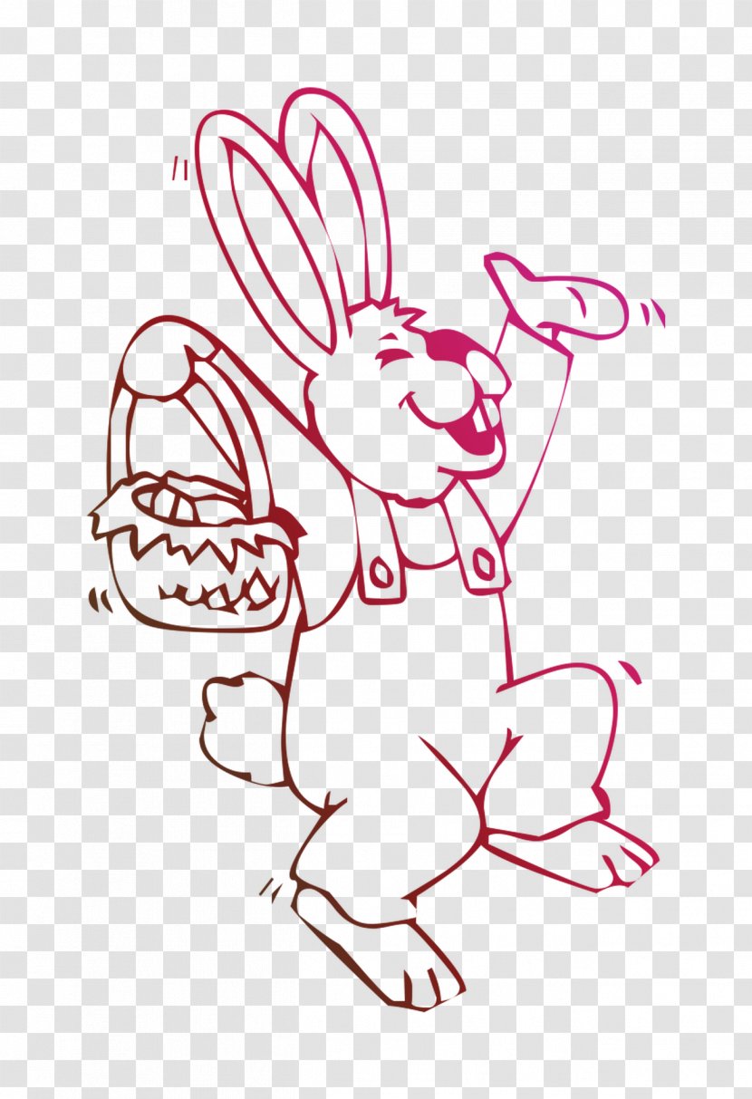 Domestic Rabbit Easter Bunny Clip Art /m/02csf Illustration - Cartoon - Frame Transparent PNG