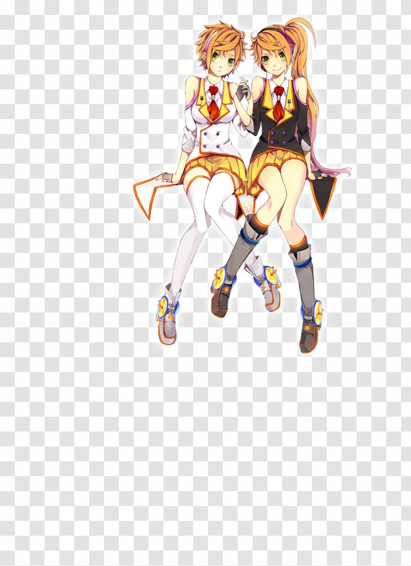 Vocaloid 3 Megurine Luka Kagamine Rin/Len Galaco - Cartoon - Twins Transparent PNG