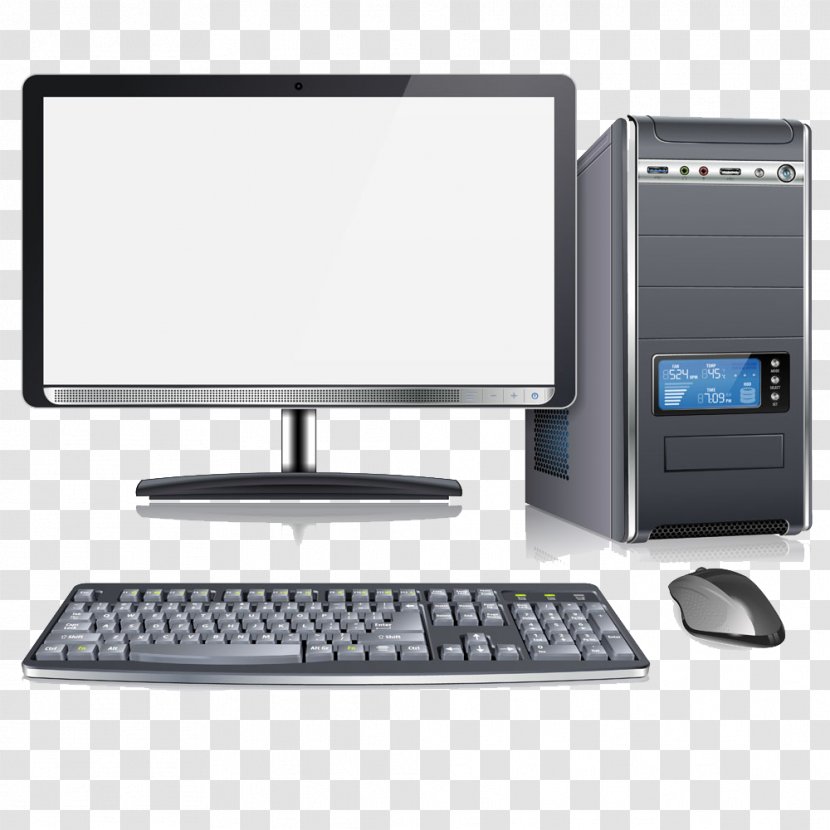 Computer Keyboard Mouse Case Laptop Macintosh - Hardware - Main Chassis And The Monitor Transparent PNG