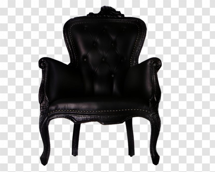 Chair Moooi Furniture Dining Room Fauteuil - Flower - Black Armchair Image Transparent PNG