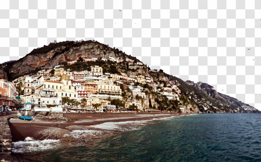 Positano Amalfi Coast Display Resolution Wallpaper - Italy Town Eight Transparent PNG
