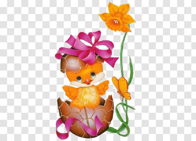 Good Evening Love Morning - Flower - Easter Chick Transparent PNG