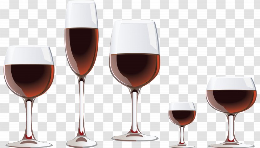 Red Wine White Glass Transparent PNG
